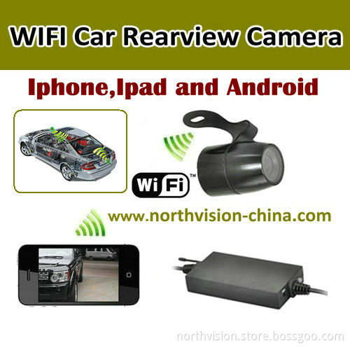 WiFi Car Backup Camera Supports iPhone and Android Phone